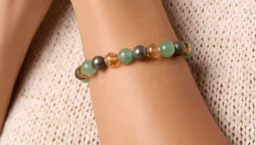 Aventurine, Pyrite & Citrine Bracelet