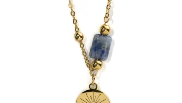 Lapis Lazuli Evil Eye Necklace for Wisdom & Protection